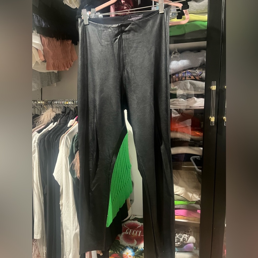 Commando leather leggings